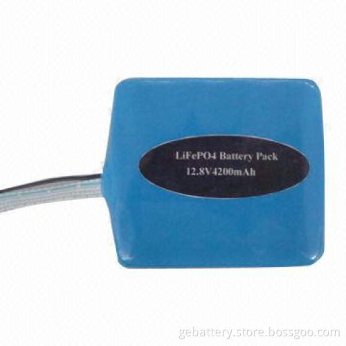 12.8V/4,200mAh LiFeO4 Battery Pack, Environment Protection